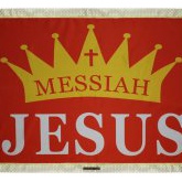 021-16JESUS MESSIAH (紅底)